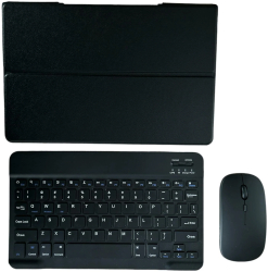 Husa cu tastatura si mouse Wireless Bluetooth pentru tableta Lenovo Yoga Tab 13 YT-K606F 13 inch Sigloo Black