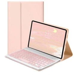 Husa cu tastatura Wireless Bluetooth Sigloo compatibila cu tableta Lenovo Tab M10 Plus 3rd Gen 10.6 Inch Brown 
