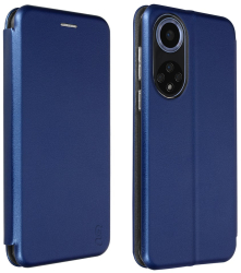 Husa pentru Honor 50 - Flip carte inchidere magnetica buzunar card si video stand Gekko Elegance - Blue 