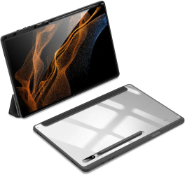 Husa pentru tableta Samsung Galaxy Tab S10 Ultra S9 Ultra S8 Ultra Sigloo cu suport Smart Pen negru 