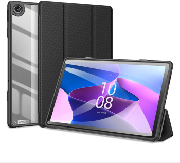 Husa premium pentru tableta Samsung Galaxy Tab A7 10.4 2020 Model SM-T500 SM-T505 Sigloo cu suport Smart Pen Dux Ducis Toby Black 