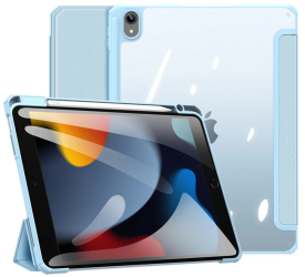 Husa premium pentru tableta Samsung Galaxy Tab A7 10.4 2020 Model SM-T500/SM-T505 Sigloo cu suport Smart Pen Dux Ducis Toby Blue 