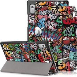 Husa Slim Sigloo Smart Cover Trifold pentru tableta Lenovo Tab M9 TB-310FU 9 inch Graffity 