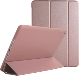 Husa Slim Sigloo Smart Cover Trifold pentru tableta Xiaomi RedMI Pad 10.6 10.6 inch din Silicon protectie 360 model Rose Gold 
