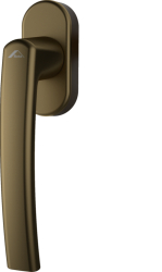 Maner geam termopan Roto Line aluminiu functie Secustik patrat 7/37 mm culoare bronz inchis R05.3 