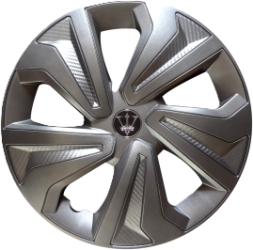Set 4 Capace Roti Model EVO pentru Roti cu Diametrul de 15&rdquo Culoare Gri Antracit 