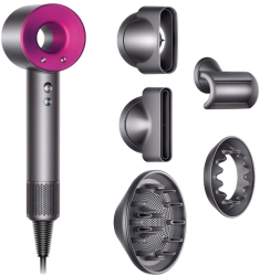 Uscator de Par Profesional 5 Accesorii Magnetice incluse 3 trepte de viteze si 4 trepte de temperatura Ioni negativi Putere 1600W 