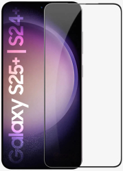 Folie Clear pentru Samsung Galaxy S25 Plus S24 Plus protectie ecran din sticla securizata Tempered Glass Full Frame Premium 