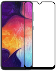 Folie sticla Compatibil cu Samsung A50 - Geam protectie Tempered Glass - Full Glue 6D Tehnology neagra - Gekko Mobile 