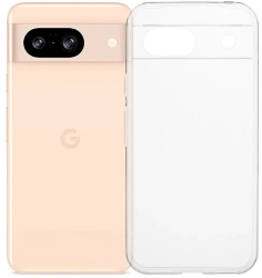 Husa pentru Google Pixel 8a din silicon clasica Premium 2M Transparenta 
