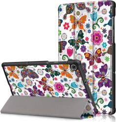 Husa pentru Samsung Galaxy Tab A9 8.7 inch UltraSlim de tip stand cu functie sleep/wake-up Sigloo Butterfly 