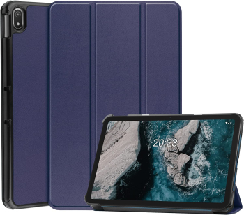 Husa pentru Samsung Galaxy Tab A9 8.7 inch UltraSlim de tip stand cu functie sleep/wake-up Sigloo Dark Blue 