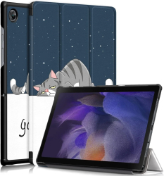 Husa pentru Samsung Galaxy Tab A9 8.7 inch UltraSlim de tip stand cu functie sleep/wake-up Sigloo Good Night 