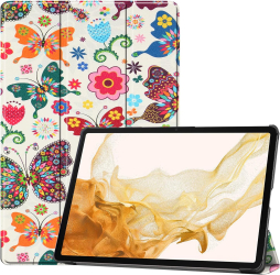 Husa pentru Samsung Galaxy Tab S9 Plus S9 FE+ Plus 12.4 inch UltraSlim de tip stand functie sleep/wake-up Smart Cover model Butterfly S 