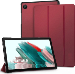 Husa pentru Samsung Galaxy Tab S9 S9 FE Slim Smart Cover Trifold 11 Inch model Burgundy Sigloo 