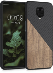 Husa pentru Xiaomi Redmi Note 9S / Redmi Note 9 Pro / Redmi Note 9 Pro Max Lemn Maro 56621.01 kwmobile 