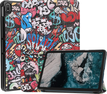Husa Slim Sigloo Smart Cover Trifold pentru tableta Nokia T20 10 4inch model Graffity 