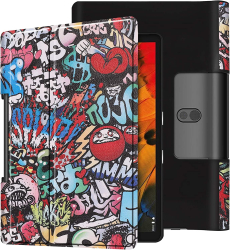 Husa Smart Cover Sigloo pentru tableta Lenovo Yoga Tab 13 YT-K606F 13 inch Model Graffity 