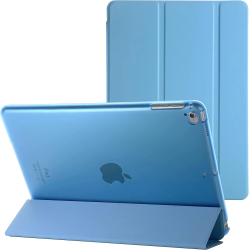 Husa Ultraslim Sigloo Smart Cover Trifold din PU rezistent la socuri pentru tableta iPad 2021/2020/2019 10.2 Inch Blue 