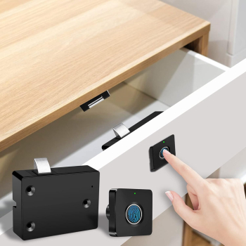 Incuietoare inteligenta fara cheie cu amprenta digitala VisionHub® pentru vestiare dulapuri sertar mobilier reincarcabila prin USB 