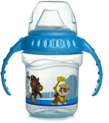 PAW PATROL CANA CU CAPAC SI MANERE 250 ML - CIOC DIN SILICON 