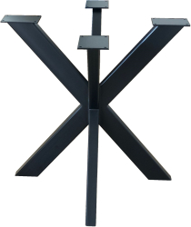 Picior masa metal rotund model Spider Clasic 1100x1100x720 negru 