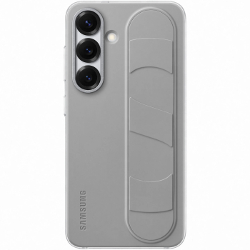Husa de protectie Samsung Standing Grip Case pentru Galaxy S25 Gray 