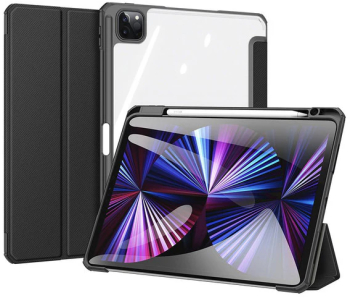 Husa de protectie DuxDucis pentru iPad Air 2020/2022 Suport Pen TPU/Piele ecologica Negru 
