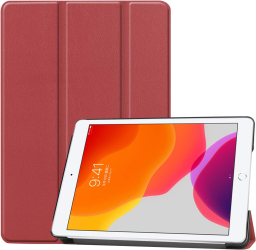 Husa Samsung Galaxy Tab A9+ 11 inch UltraSlim de tip stand cu functie sleep/wake-up Sigloo Burgundy 