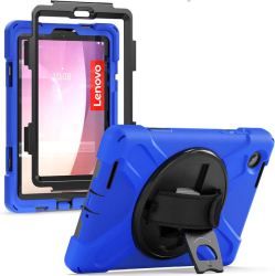 Husa Shockproof Armor Sigloo pentru tableta Tableta Lenovo Tab M8 HD 4th Gen 8 inch Heavy Duty 3 In1 Hybrid Cover cu suport smart pen 