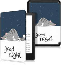 Husa Sigloo pentru ebook reader Kindle 2022 11th generation 6 inch model Good Night 