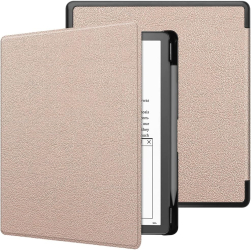 Husa Slim Sigloo pentru Kindle Scribe 10.2 inci 2022 & 2024 - Piele PU Suport Stilou Functie Auto Sleep/Wake culoare Aurie 