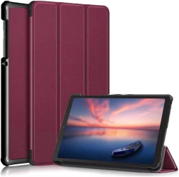 Husa Slim Sigloo Smart Cover Trifold pentru tableta LENOVO Tab M10 3rd Gen TB-328FU TB-328XU 10.1 inch model Burgundy 