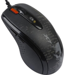 Mouse optic cu fir pentru gaming A4tech F5-BK 3000 dpi USB negru 