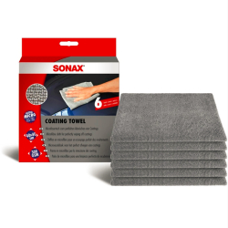 Set Lavete Microfibra Sonax Coating Towel 40 x 40cm 6 buc 