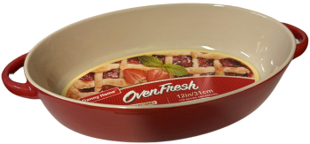 Vas din ceramica oval de gatit 31 cm 