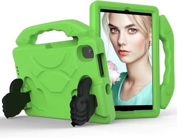 Husa de tip stand Sigloo pentru tableta Samsung Galaxy Tab A8 2022/2021 10.5 inch X200 X205 protectie 360 Shockproof Green 