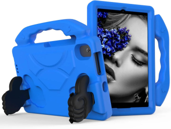 Husa de tip stand Sigloo pentru tableta Samsung Galaxy Tab A8 2022/2021 10.5inch X200 X205 protectie 360 Shockproof Blue 