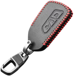 Husa din piele pentru cheie VW Volkseagen Golf 8 MK8 ID.3 ID.4 Cupra Skoda Octavia A8 SEAT Leon MK4 2020 2021 Formentor Tarraco 