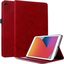 Husa Office Sigloo din PU sintetic emobsata tableta Ipad 9/8/7 2019-2021 10.2 inch Smart Cover suport smartpen portcarduri in interior 