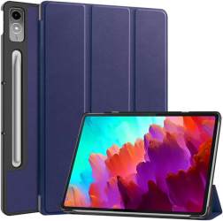 Husa pentru tableta Lenovo Tab P12 TB370FU 12.7 inch 2023 cu functie sleep/wake-up ultralight de tip stand Sigloo model Dark Blue