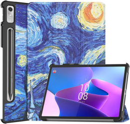 Husa pentru tableta Lenovo Tab P12 TB370FU 12.7 inch 2023 cu functie sleep/wake-up ultralight de tip stand Sigloo model Abstract 