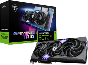Placa video MSI GeForce RTX 5070 Ti GAMING TRIO OC PLUS 16GB GDDR7 256-bit DLSS 4.0 