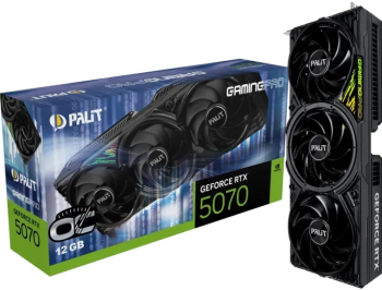 Placa video Palit GAMING PRO OC NVIDIA GeForce RTX 5070 12GB GDDR7 192-bit DLSS 4 