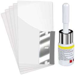 Kit Reparatii Geamuri Auto EDAR Usor De Folosit Cantitate 2 ml Uscare Rapida 5 Folii Si Lama Incluse 
