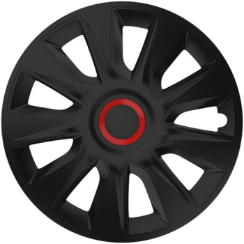 Set 4 Capace Roti Model Stratos RR pentru Roti cu Diametrul de 15&rdquo Culoare Negru 