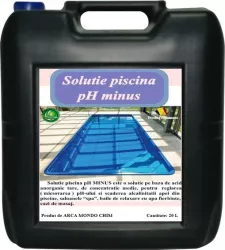 Solutie pentru piscina PH MINUS ARCA LUX bidon 20 L 