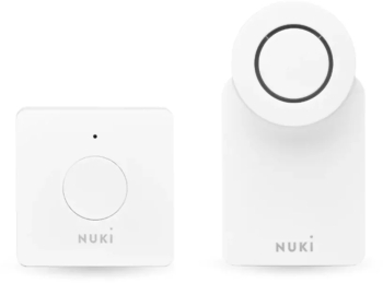 Pachet Nuki Combo 4.0 Include Nuki Smart Lock 4.0 si Nuki Bridge Control de la distanta prin aplicatie 