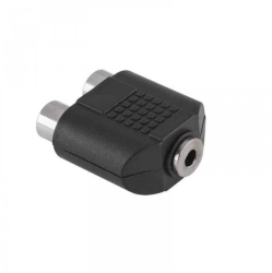 Adaptor Jack 3.5 mm stereo mama la 2x RCA mama Goobay 