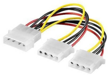 Cablu adaptor molex 5.25 la 2x5.25 molex 15cm Goobay 